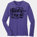 Ladies Long Sleeve Core Cotton Tee Thumbnail