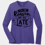 Ladies Long Sleeve Core Cotton Tee Thumbnail