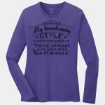 Ladies Long Sleeve Core Cotton Tee Thumbnail