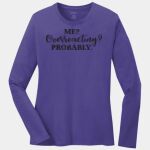 Ladies Long Sleeve Core Cotton Tee Thumbnail
