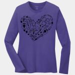Ladies Long Sleeve Core Cotton Tee Thumbnail