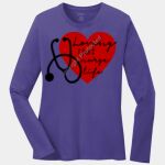Ladies Long Sleeve Core Cotton Tee Thumbnail
