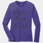 Ladies Long Sleeve Core Cotton Tee Thumbnail