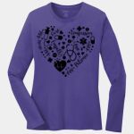 Ladies Long Sleeve Core Cotton Tee Thumbnail