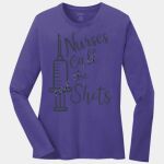 Ladies Long Sleeve Core Cotton Tee Thumbnail