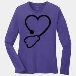 Ladies Long Sleeve Core Cotton Tee Thumbnail