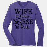 Ladies Long Sleeve Core Cotton Tee Thumbnail