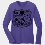 Ladies Long Sleeve Core Cotton Tee Thumbnail