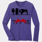 Ladies Long Sleeve Core Cotton Tee Thumbnail