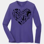 Ladies Long Sleeve Core Cotton Tee Thumbnail