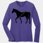 Ladies Long Sleeve Core Cotton Tee Thumbnail