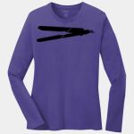 Ladies Long Sleeve Core Cotton Tee Thumbnail