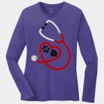 Ladies Long Sleeve Core Cotton Tee Thumbnail