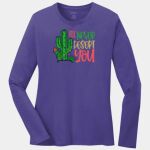 Ladies Long Sleeve Core Cotton Tee Thumbnail