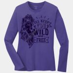 Ladies Long Sleeve Core Cotton Tee Thumbnail