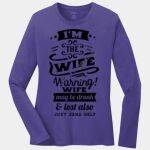 Ladies Long Sleeve Core Cotton Tee Thumbnail