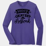 Ladies Long Sleeve Core Cotton Tee Thumbnail