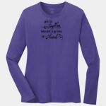 Ladies Long Sleeve Core Cotton Tee Thumbnail