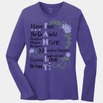 Ladies Long Sleeve Core Cotton Tee Thumbnail
