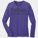 Ladies Long Sleeve Core Cotton Tee Thumbnail