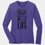 Ladies Long Sleeve Core Cotton Tee Thumbnail