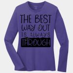 Ladies Long Sleeve Core Cotton Tee Thumbnail