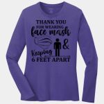 Ladies Long Sleeve Core Cotton Tee Thumbnail