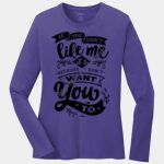 Ladies Long Sleeve Core Cotton Tee Thumbnail