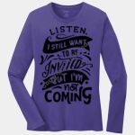 Ladies Long Sleeve Core Cotton Tee Thumbnail