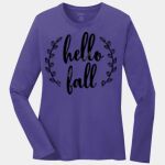 Ladies Long Sleeve Core Cotton Tee Thumbnail