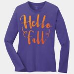 Ladies Long Sleeve Core Cotton Tee Thumbnail