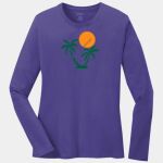 Ladies Long Sleeve Core Cotton Tee Thumbnail