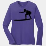 Ladies Long Sleeve Core Cotton Tee Thumbnail