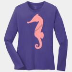 Ladies Long Sleeve Core Cotton Tee Thumbnail
