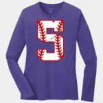 Ladies Long Sleeve Core Cotton Tee Thumbnail