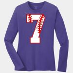 Ladies Long Sleeve Core Cotton Tee Thumbnail