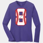 Ladies Long Sleeve Core Cotton Tee Thumbnail