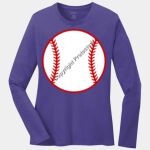 Ladies Long Sleeve Core Cotton Tee Thumbnail