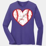 Ladies Long Sleeve Core Cotton Tee Thumbnail