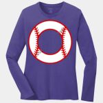 Ladies Long Sleeve Core Cotton Tee Thumbnail