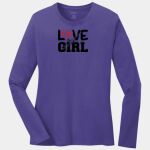 Ladies Long Sleeve Core Cotton Tee Thumbnail