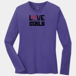 Ladies Long Sleeve Core Cotton Tee Thumbnail