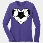 Ladies Long Sleeve Core Cotton Tee Thumbnail