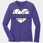 Ladies Long Sleeve Core Cotton Tee Thumbnail