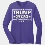 Ladies Long Sleeve Core Cotton Tee Thumbnail