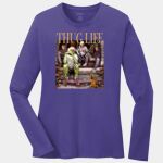 Ladies Long Sleeve Core Cotton Tee Thumbnail