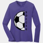 Ladies Long Sleeve Core Cotton Tee Thumbnail