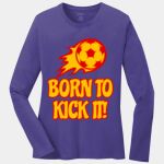 Ladies Long Sleeve Core Cotton Tee Thumbnail