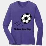 Ladies Long Sleeve Core Cotton Tee Thumbnail