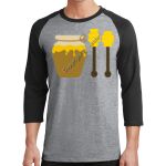 Core Blend 3/4 Sleeve Raglan Tee Thumbnail